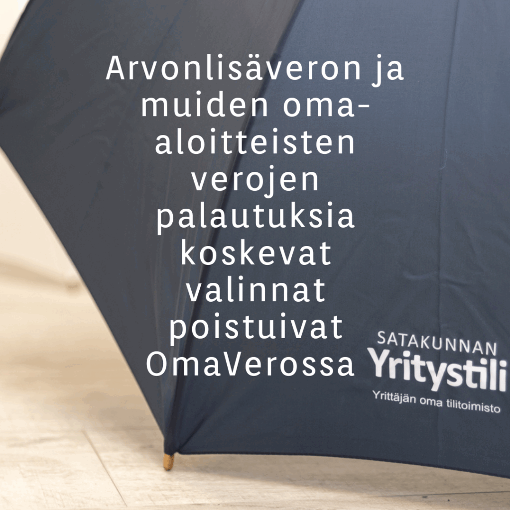 19.8.2025 lähtien et voi enää valita oma-aloitteisten verojen palautuksen ajankohtaa tai palautusrajaa. Verohallinto maksaa palautukset jatkossa kaikille asiakkaille heti palautuksen käsittelyn jälkeen.